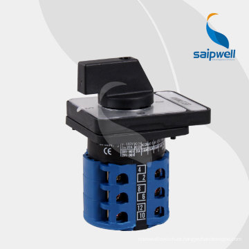 2014 saip / saipwell tipos de cambio sobre interruptor, selector giratorio, mini interruptor giratorio con alta calidad